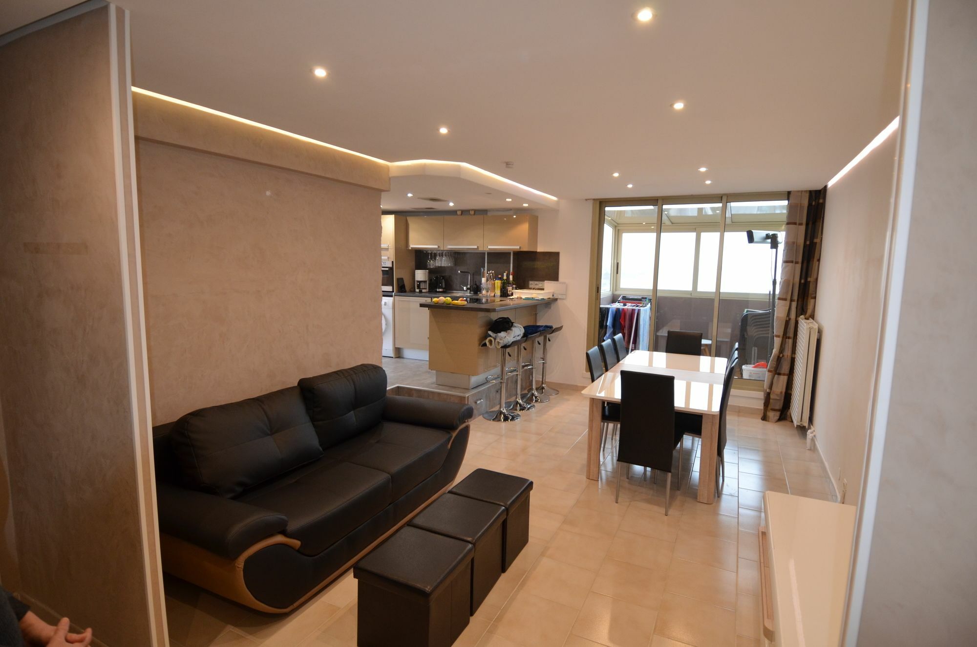 Appartement Rooftop 8 Personnes Grande Terrasse Avec Parking Quartier Aeroport Nizza Exterior foto